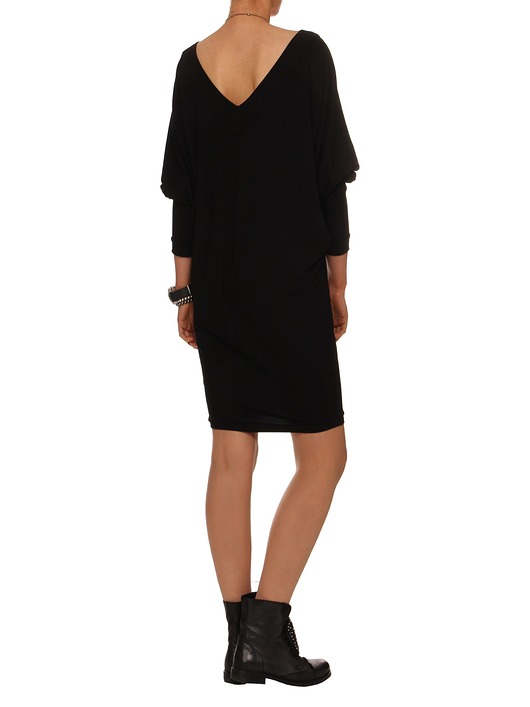 sukienki midi damskie Sukienka czarna YY100060_RAL9005