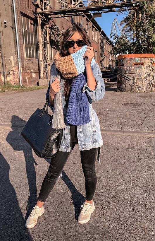 szale damskie Szalik COZY TONE XL