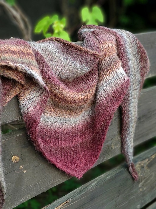 szale damskie Jesienny puchacz / chustka