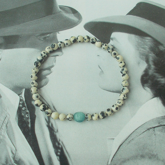 bransoletki z kamieni naturalnych Jaspis i kianit Bransoletka