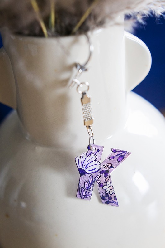 breloki Brelok z literką K