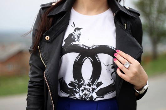 T-shirt Chouette "Blaski i cienie" CHANEL Chouette