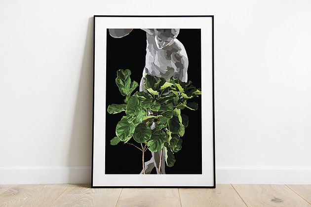 Wstyd - grafika cyfrowa(PRINT) MocekPawel