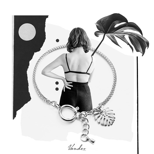 Limitowana bransoletka Monstera Esencja Vander jewelry