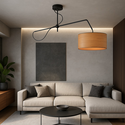 lampy wiszące Regulowana lampa sufitowa na wysięgniku do kuchni RIO ECO