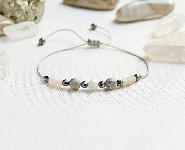 bransoletki z kamieni naturalnych RAK - zodiac collection - K. KSIĘŻYCOWY, JADEIT