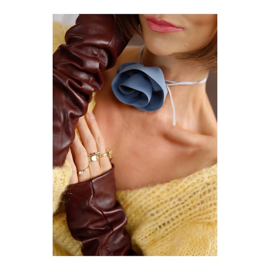 chokery Choker z jedwabiu