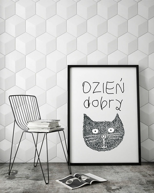 plakaty Plakat. Koteczki, dzień dobry