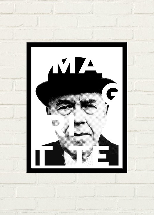 MAGRITTE ARTIST Plakat GAU Home