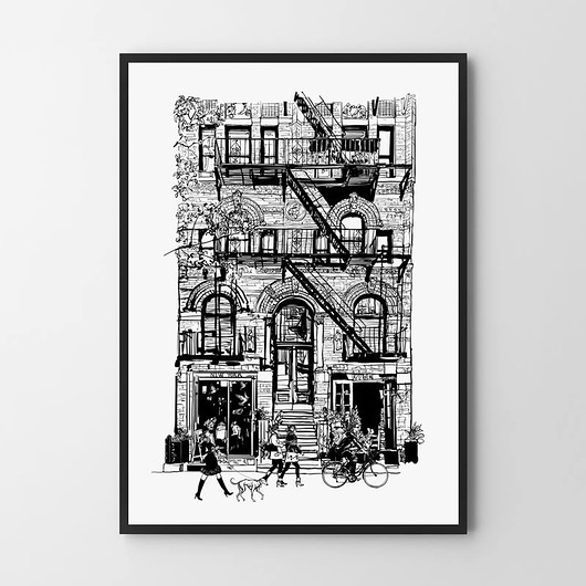 Plakat New York vibes  HOG STUDIO