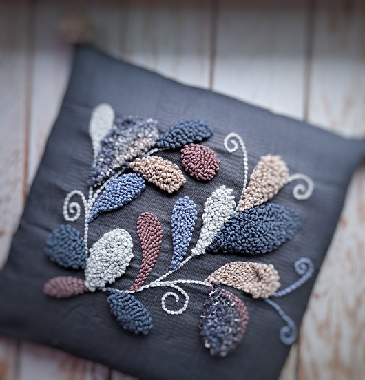 poduszki plecione Nowość! Poduszka dekoracyjna kwiaty boho