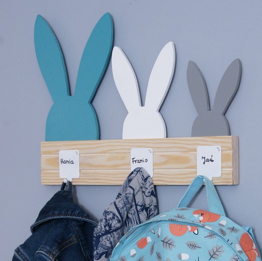 Bunnies Wardrobe – wieszak na ubranka bunnyandbear