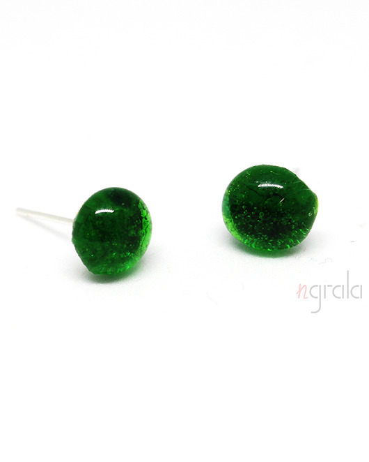 Kolczyki Green Drop Natalia Grala