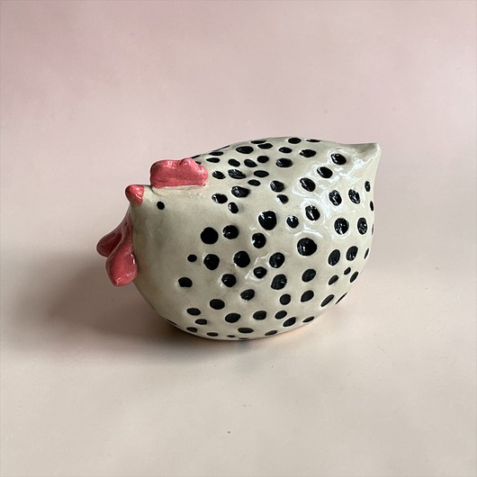 ozdoby wielkanocne Ręcznie wykonana Kurka ceramiczna