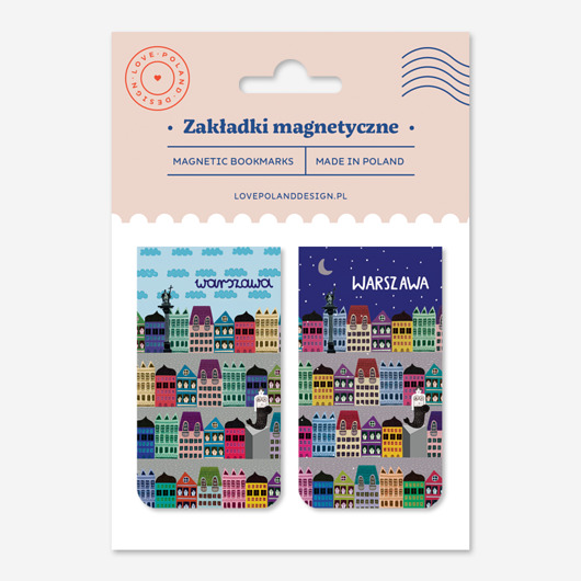 zakładki do książek Zakładki Magnetyczne Warszawa Kamieniczki