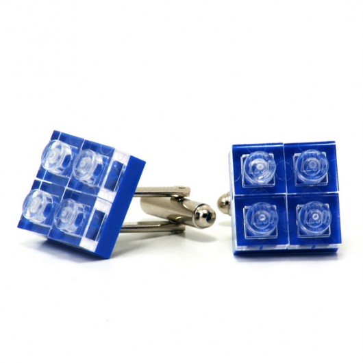 spinki do mankietów Spinki do mankietów diamenty - szafirowe