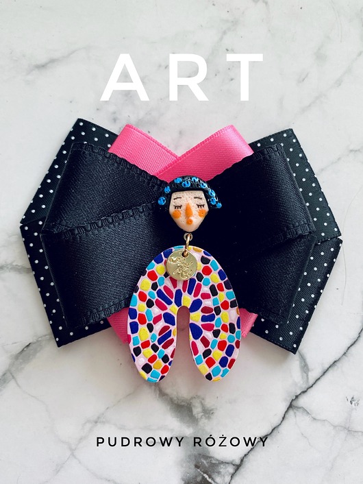 broszki Nowa Kolekcja ART z postaciami 3d wyrwanymi z obrazu
