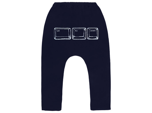 Street'owe spodnie typu baggy Ctrl+Alt+Del nonino