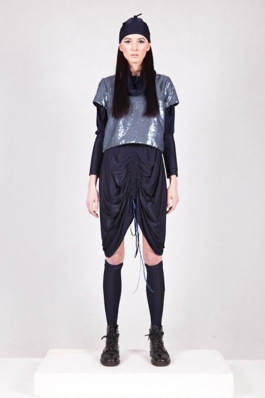 Granatowa czapka Joanna Hawrot Accessories deleted_12046219