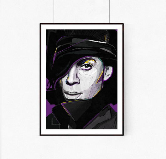 Prince |illustration art giclee print A2 | Żaneta Antosik PRINTS