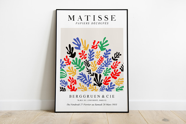 grafiki i ilustracje Henri Matisse, inspiracja, plakat wystawowy