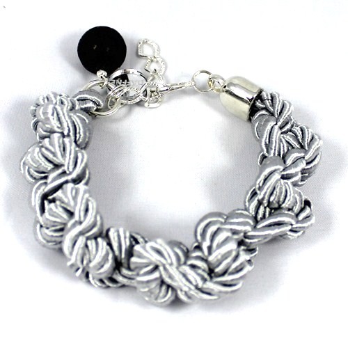 Gray Braided Rope LOVINA PRINTS