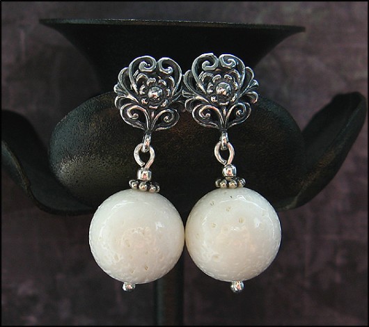 LUXURY- Biały Koral w Ornamentach Little Dreamer