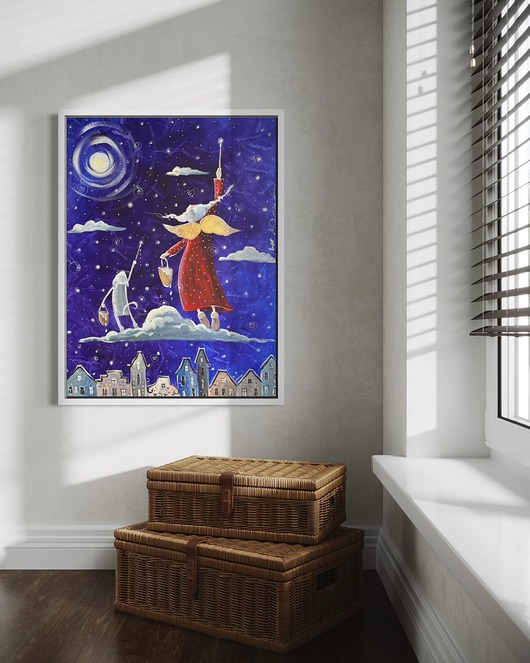 obrazy "Magiczne gwiazdki marzeń" Giclee