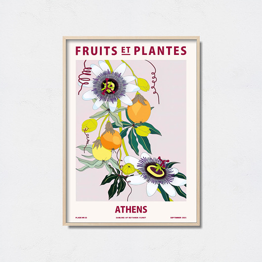 plakaty Plakat botaniczny "Ateny"