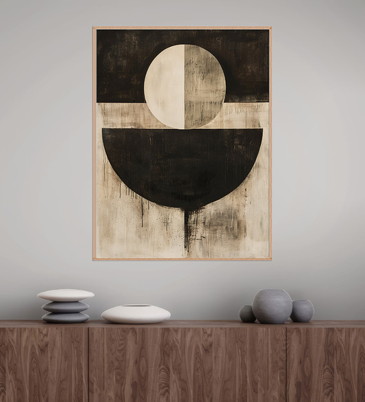 plakaty Geometria natury - Plakat, druk - Minimalizm, Boho, Loft #129