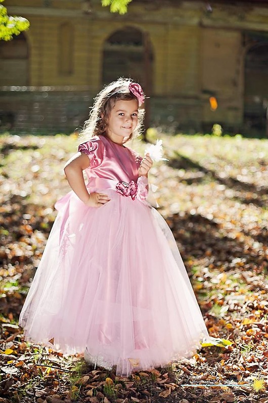 Sukienka,sukienka tiul, ślub,komunia,flower girl Fascynatory