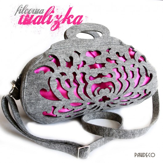 walizka xxl fuksja PAWDECO