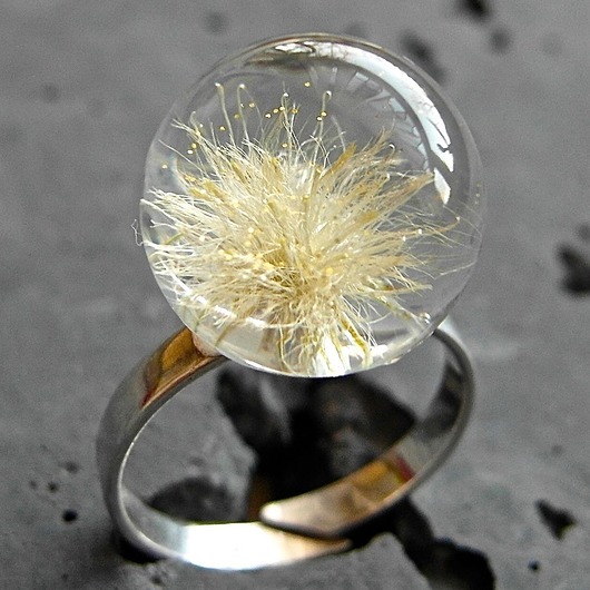 Pierścionek z dmuchawcem  Grol Jewellery