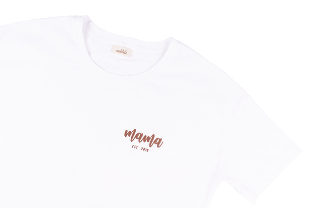 t-shirt damskie T-shirt biały - mama
