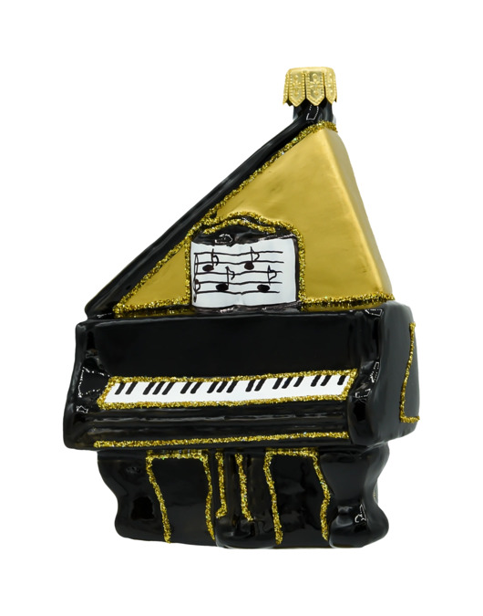 ozdoby choinkowe Bombka choinkowa: Elegancki fortepian z nutami