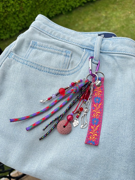 breloki Brelok handmade / kot, lawa, serduszko