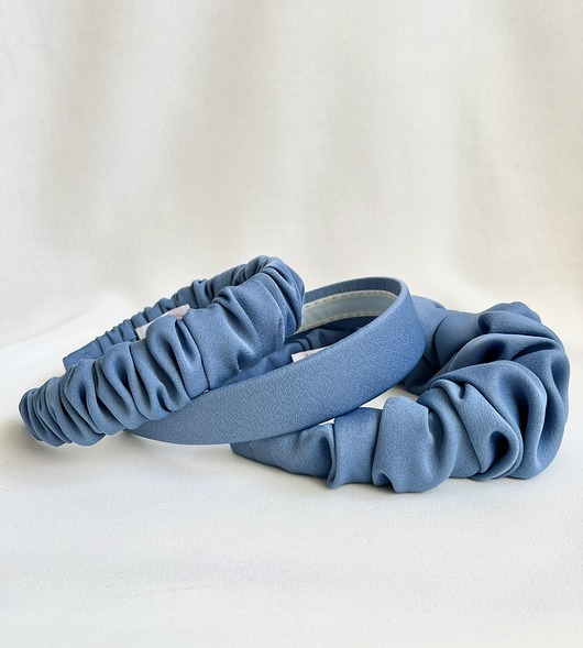 opaski do włosów Niebieska płaska opaska do włosów Milou