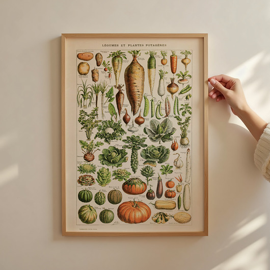 grafiki i ilustracje grafika Legumes et Plantes Potageres (reprint)
