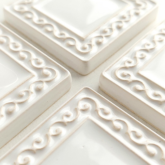 kafle i panele Kafle VIVACE białe, 5cm x 5cm