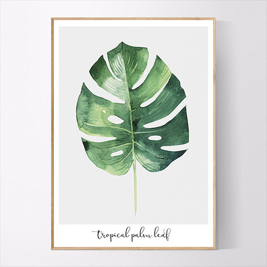 Plakat PALM LEAF 50x70 cm MUKKO