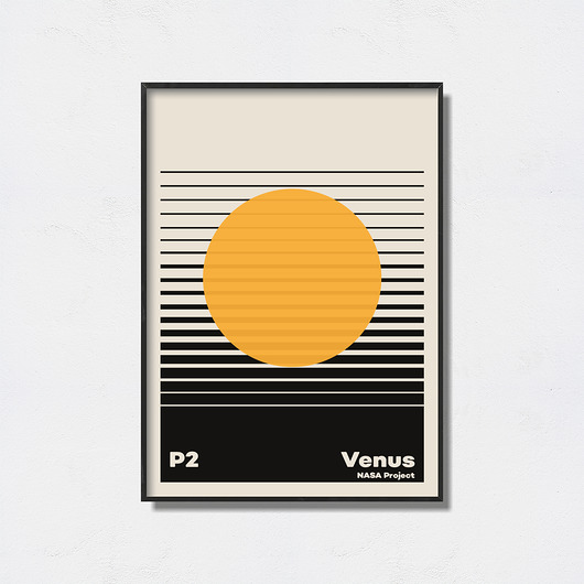 Wenus Nasa Project plakat Pas De LArt