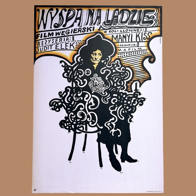 plakaty Plakat do filmu WYSPA NA LĄDZIE aut. Franciszek Starowieyski, 1969 r
