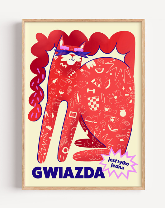 plakaty Plakat Gwiazda jest tylko jedna