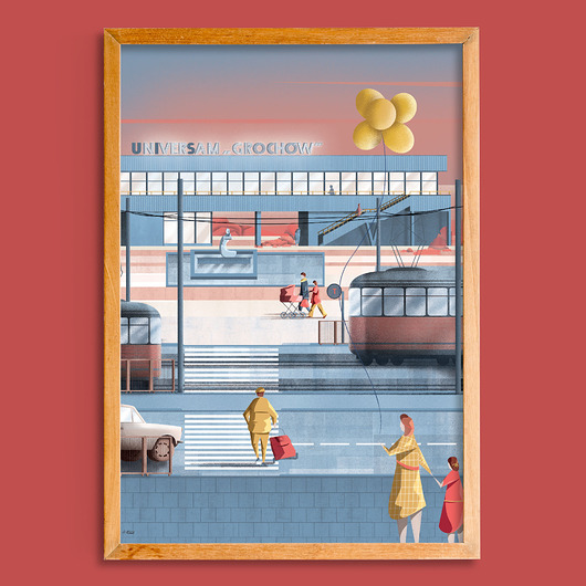 plakaty Plakat Universam Grochów