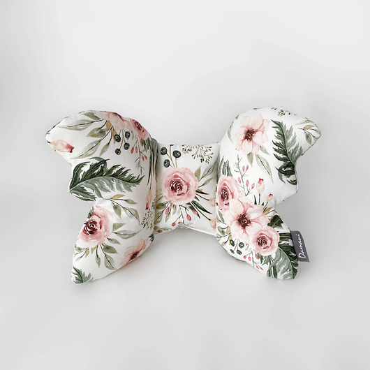 poduszki do pokoju dziecka Poduszka antywstrząsowa ButterflySuperiorComfort - wild bloom