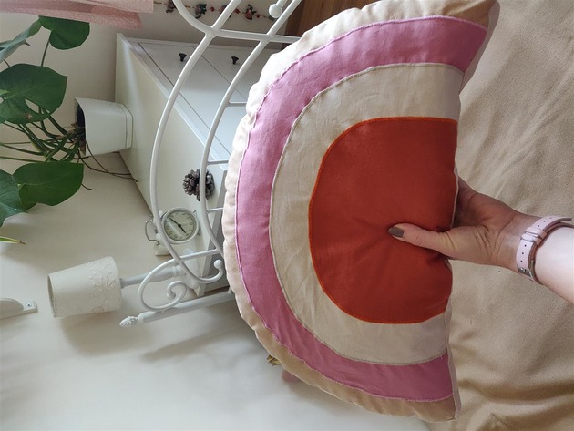 poduszki do pokoju dziecka Poduszka tęcza, skandynawski styl,