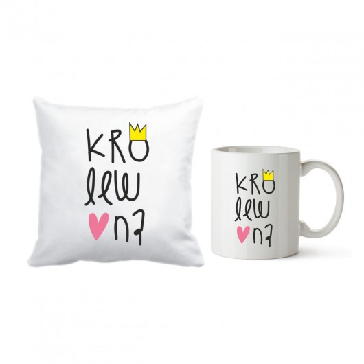 zestaw. kubek i poszewka. Królewna Love Life and Forest