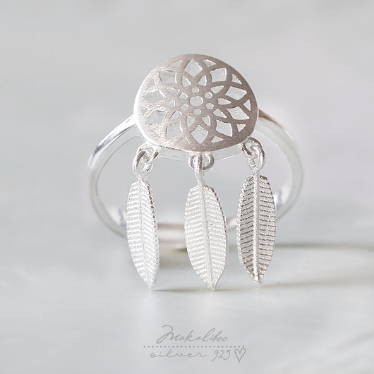 MAKALIBOO COLLECTION Łapacz snów- SREBRO Ewa Saj  Silver