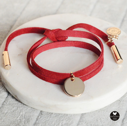 mini red ring barboleta