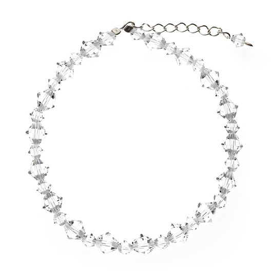 bransoletki srebrne Srebrna bransoleta z kryształów marki Swarovski